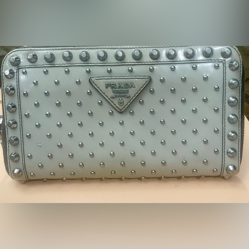 Prada Vintage Studded Long Wallet